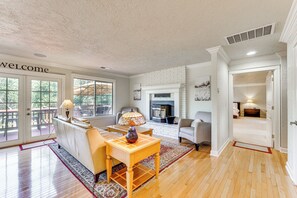Main Living Area | Wood-Burning Stove | Pack 'n Play | Main Floor