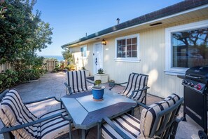 Enjoy the ocean air out on the back patio