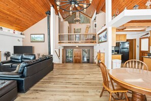 High ceiling and spacious home