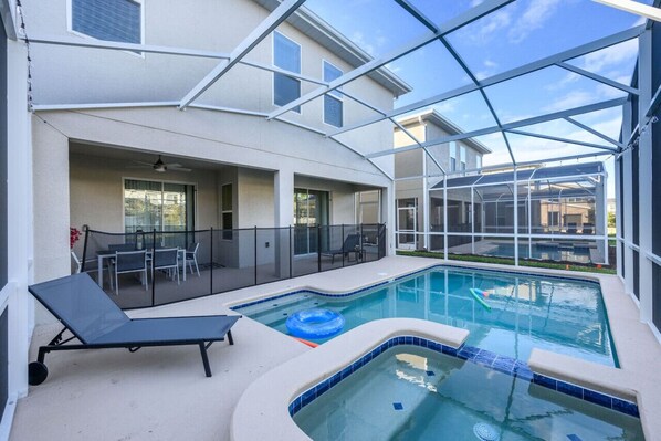 Unwind in the Private Pool and Hot Spa Note: Additional charge applies for pool heating and hot spa use.