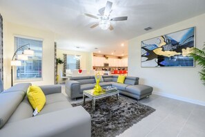 View of Family Room/Dinning/Kitchen