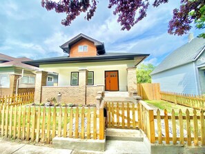 Fully fenced house