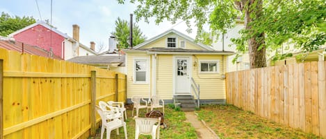 Dayton Vacation Rental | 2BR | 1BA | Stairs Required | 840 Sq Ft