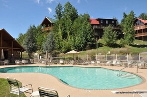 Splash around in resort pool