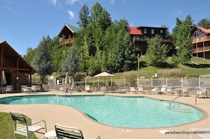 Splash around in resort pool