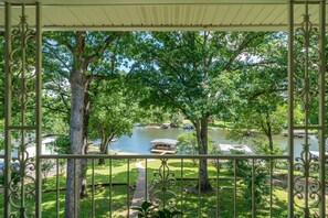 Lake Hamilton View from the Upper Covered Patio