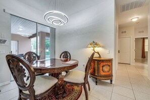 Dining Area 1 | Dishware/Flatware Provided