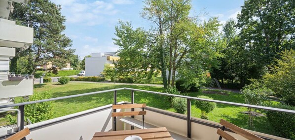 A cozy outdoor space to relax.