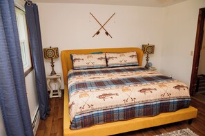 King sized adjustable bed. Luxury comfort.