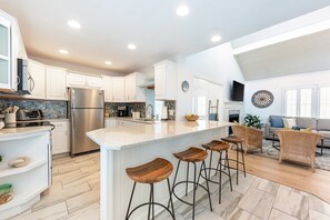 Fully stocked kitchen with everything you need
