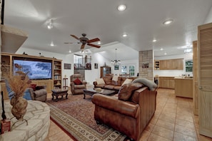 Spacious living room awaits.