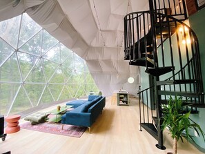 Living Room and Stairs