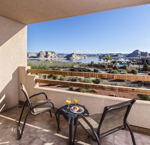 Balcony with Lake View