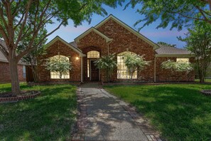 Grass, Building, House, Path, Walkway