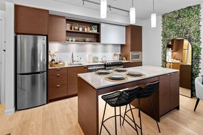 Kitchen with all high end appliances