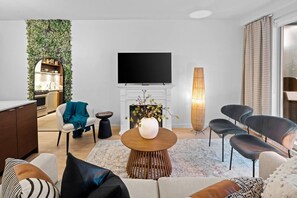 Cozy living room with seatings