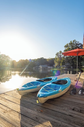 Private dock w/ view of Shoal Creek on the Tennessee River.
