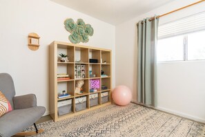 The Wellness/Meditation flex space has ample room for your mind/body plans