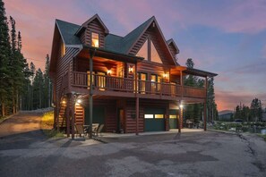 Back view of the property
