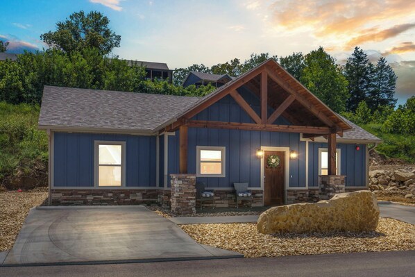Home Exterior- Easy Entry with Front Door Parking