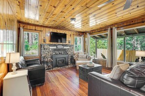 Living Room | Wood-Burning Stove | Board Games