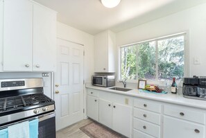Kitchen has New Stainless Appliances