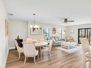 Dinning and living room area