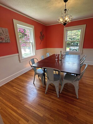 Dining room with 8 chairs