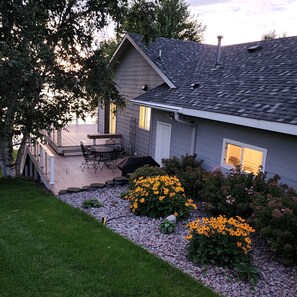 Deck and BBQ grill area!