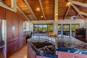 kitchen view from sink area