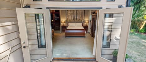 Door, Architecture, Building, Bed, Furniture