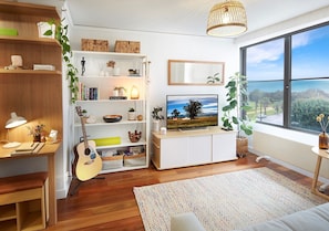 SENSATIONAL VIEW: The one bedroom apartment is West St.Kilda has a stunning bay-beach view.