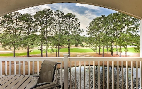 View from outside patio