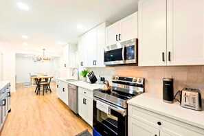 Our kitchen offers a perfect blend of style and functionality. 