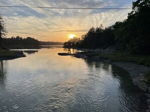 At sunset
