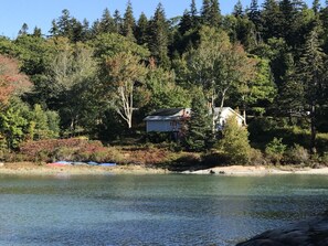 View of the house from the water