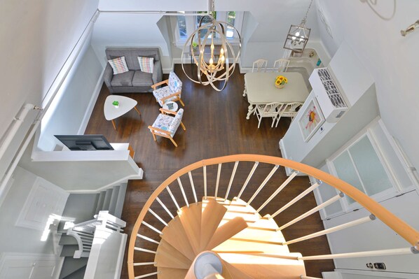 What a view from the loft!