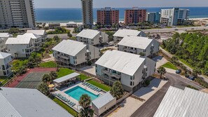 Aerial View of the pool