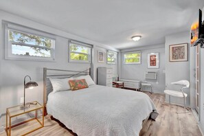 Master bedroom with king bed