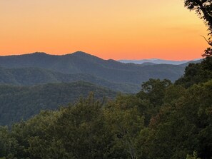 View from the back porch