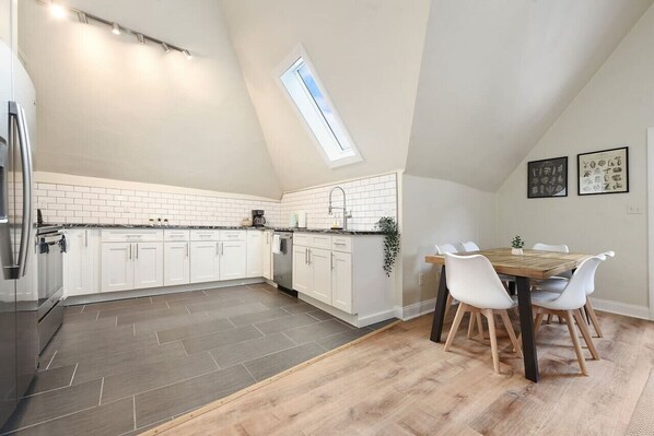 Open Concept Kitchen/Dining Area