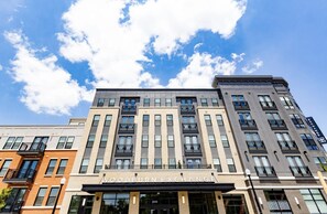 The front entrance view