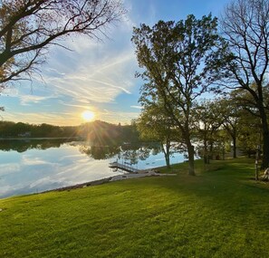 Lakeside lawn