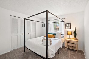 Rest easy with hotel-quality bedding in every bedroom.