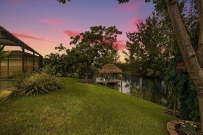 Sunset on the canal