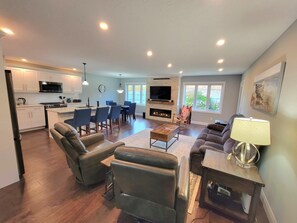 Open concept living area