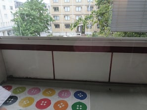 Blick von der Unterkunft