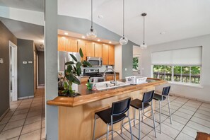 Indoors, Floor, Kitchen, Flooring, Architecture