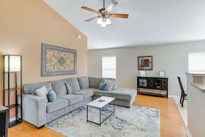 Living Room | Smart TV | Single-Story Home