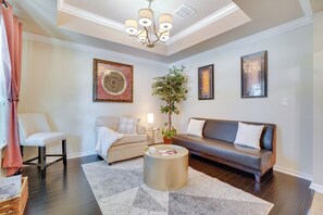 Family Room | Central Heating & A/C | Free WiFi